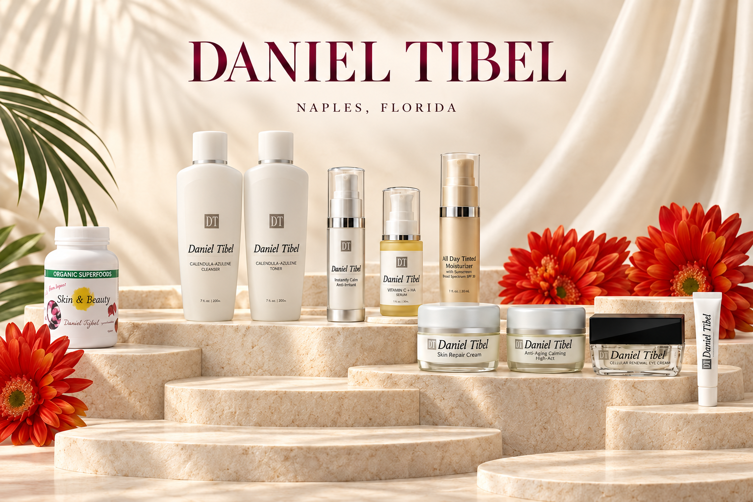 Daniel Tibel skincare collection